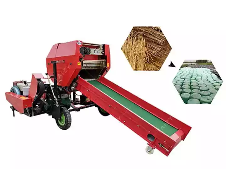 Corn silage baler machine丨silage baler wrapper machine