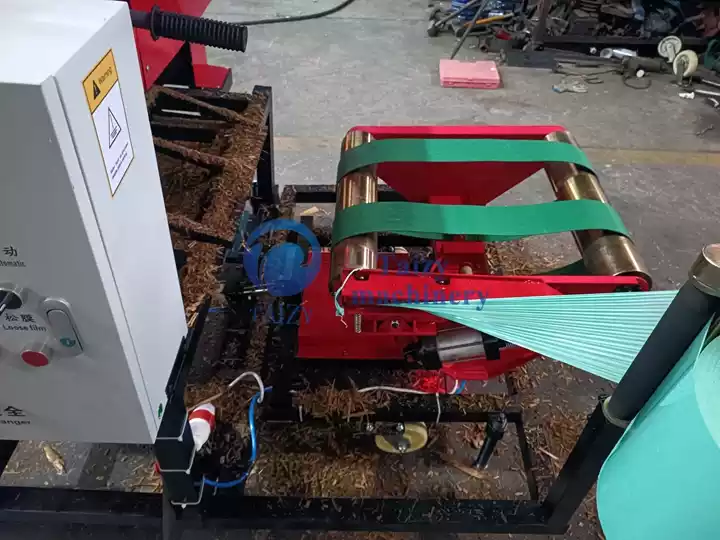 silage baling and wrapping machine frame