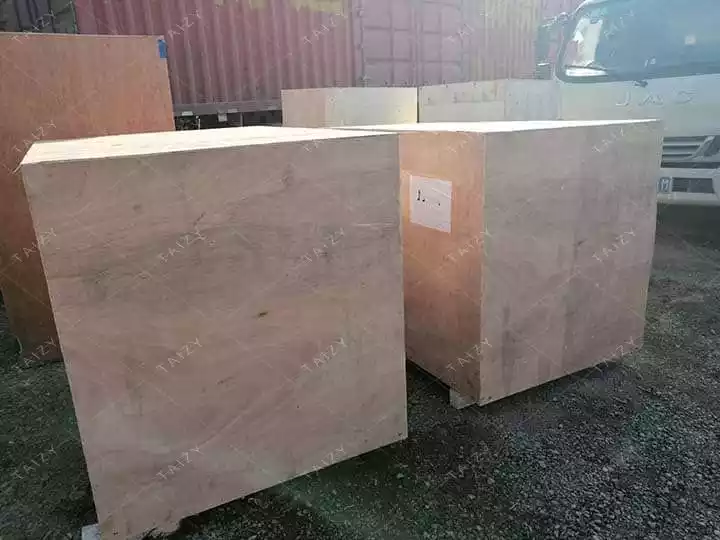 embalaje de caja de madera 