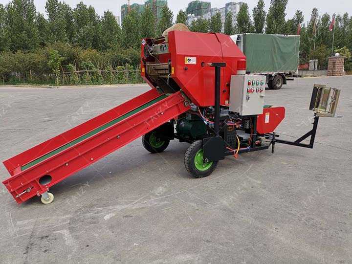 automatic silage baler machine