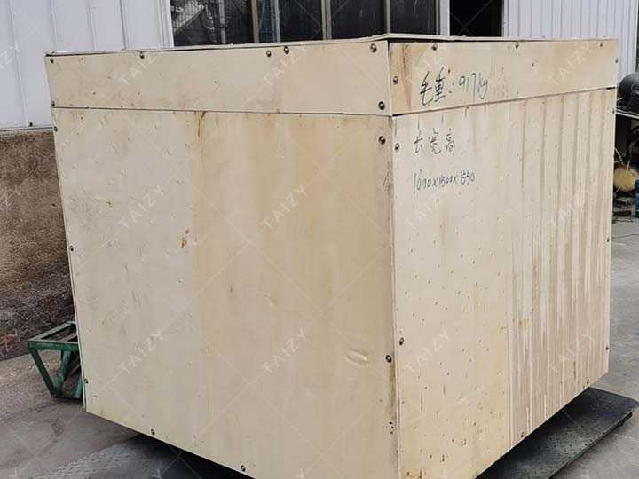 wooden case packing of hay and straw baling machine