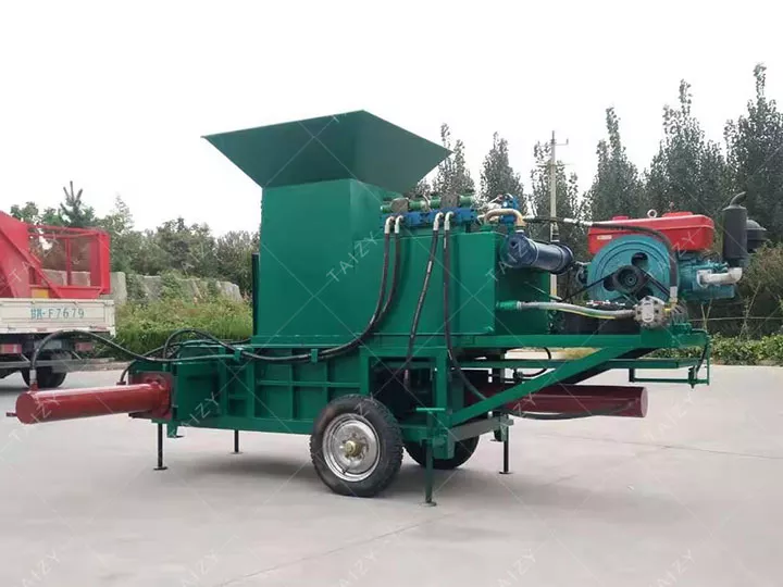 Hydraulic silage press baler shipped to Tanzania