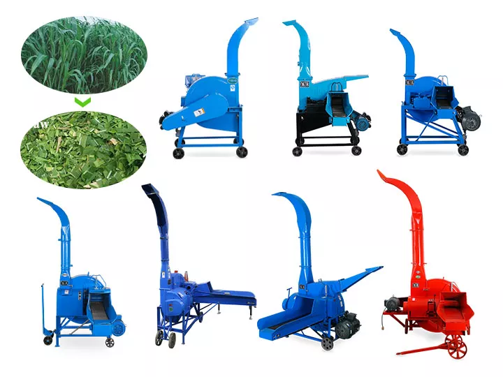 Straw cutting machine for cow and horse feed