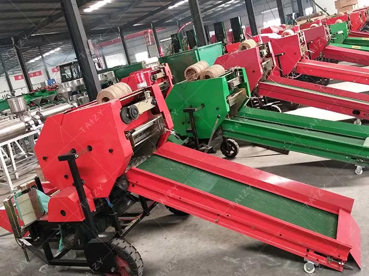 silage bale making machine