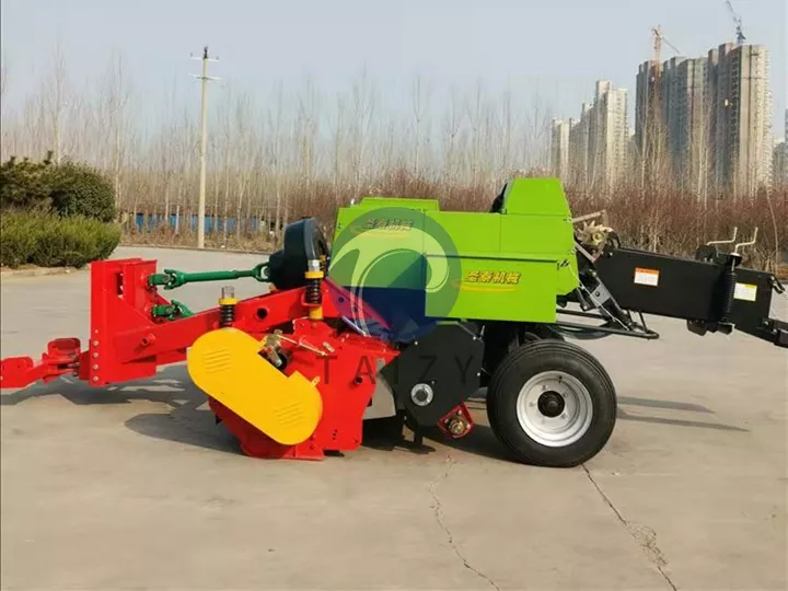 hay cutter and baler machine