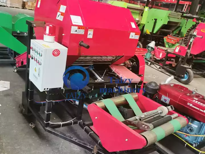 automatic silage baling machine