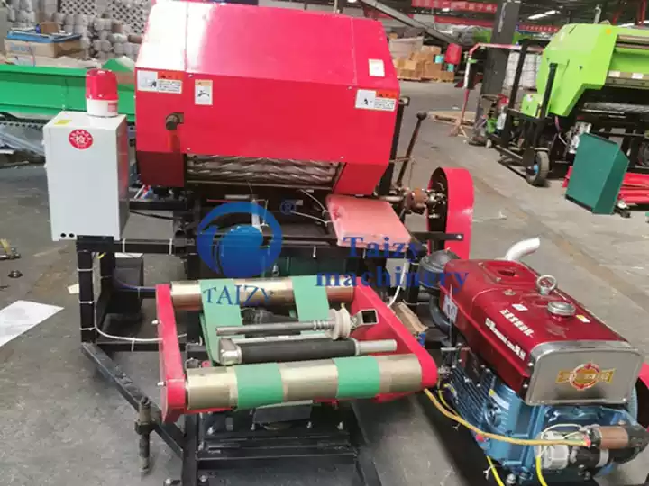 hay press baler machine