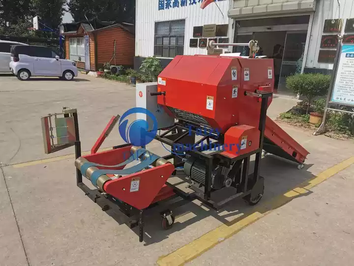 silage round baling machine