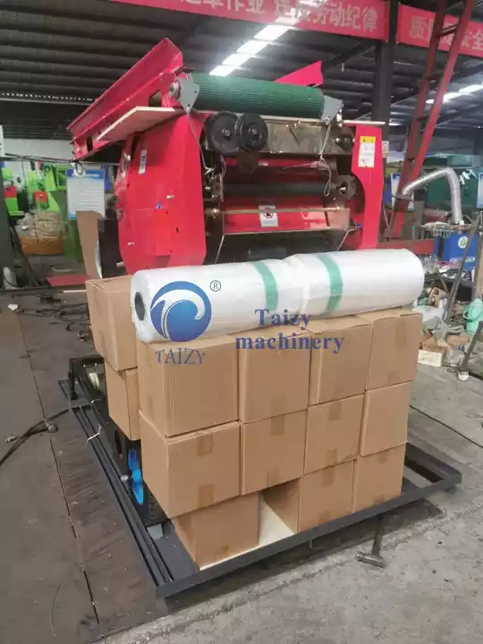 silage bale wrapping machine