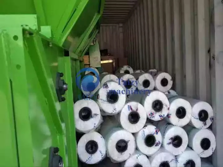 machine matching film and plastic net