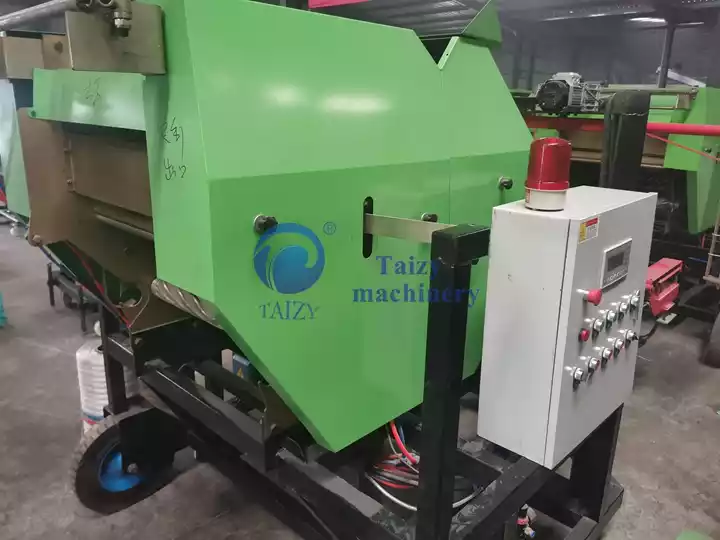 silage round baler wrapper machine