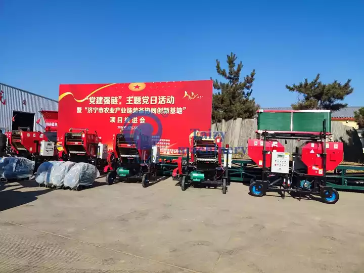 forage baling wrapping machines