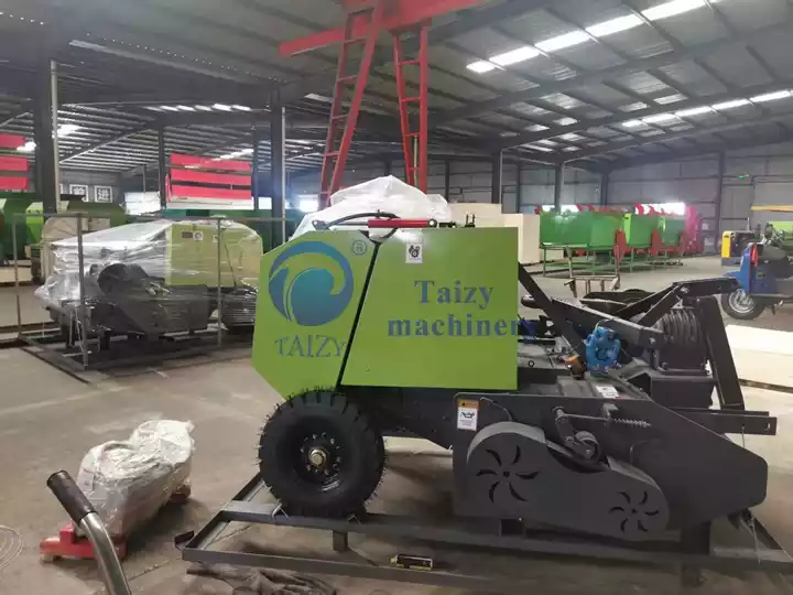 máquina de empacador de cortador de paja automática