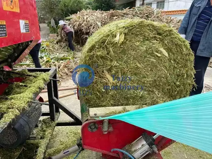 corn forage baler wrapper