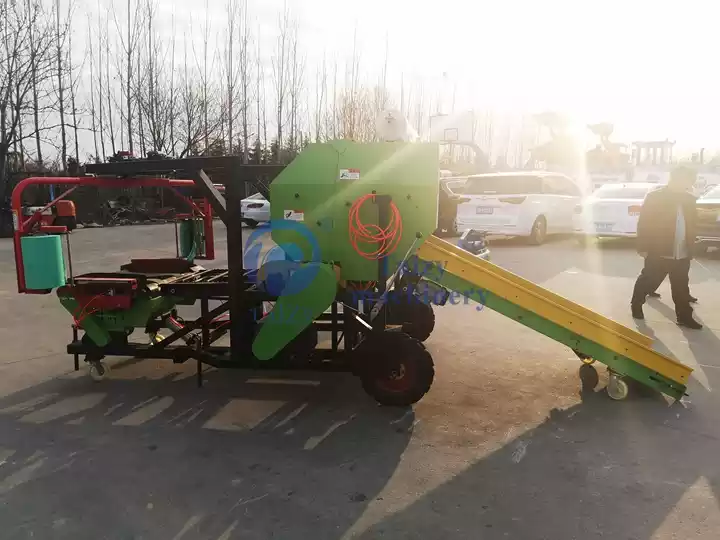 forage baler wrapper machine