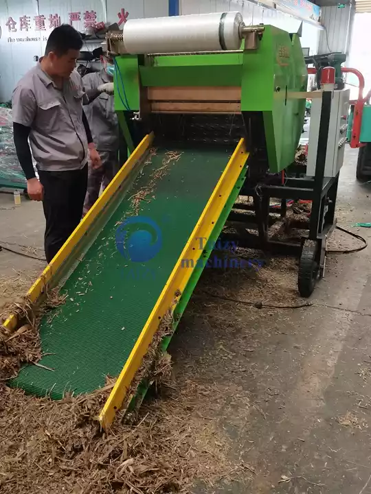 silage baling wrapping machine