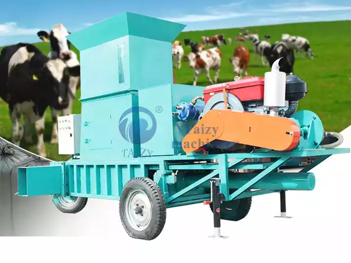 silage feed hydraulic baler machine