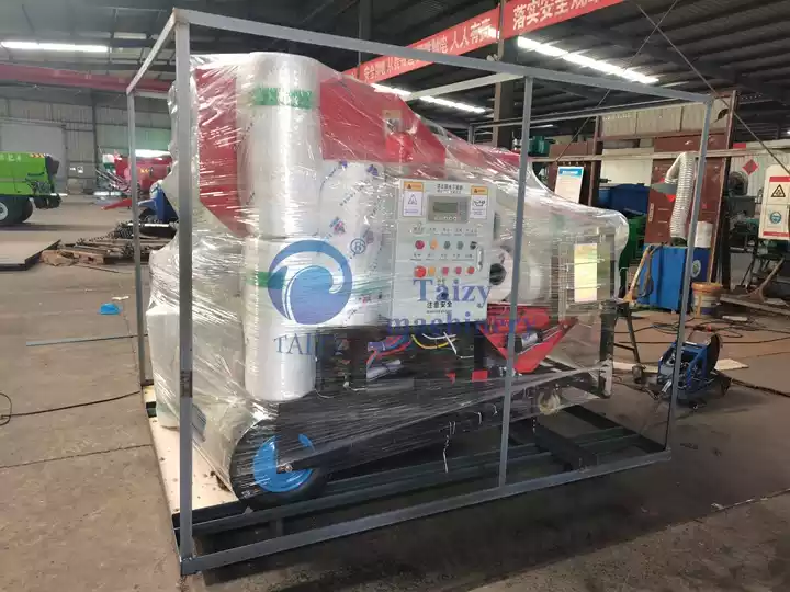 hay baling and wrapping machine