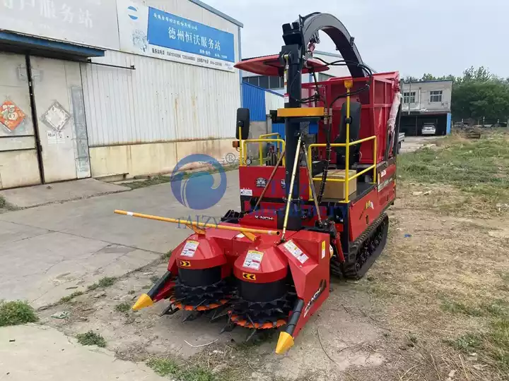 straw crusher and collector machine