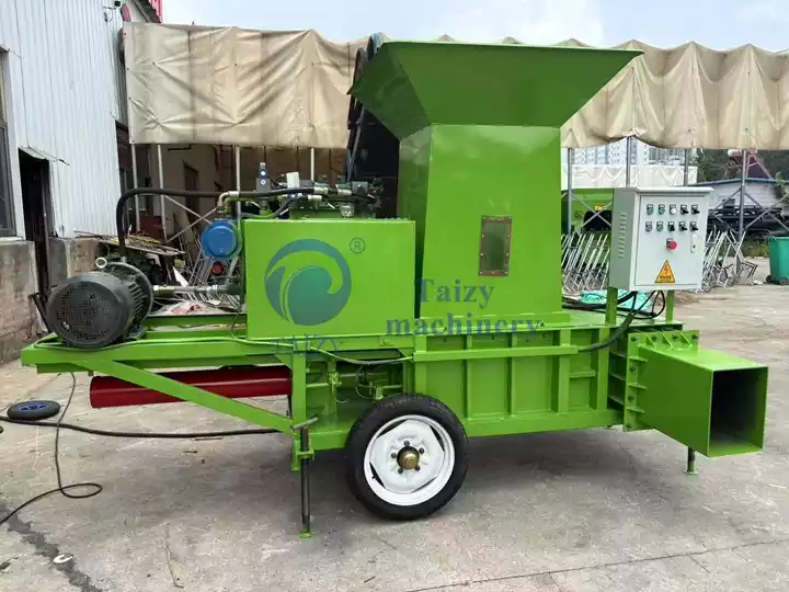 hydraulic silage baling machine