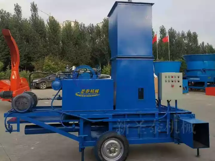 máquina enfardadeira hidráulica