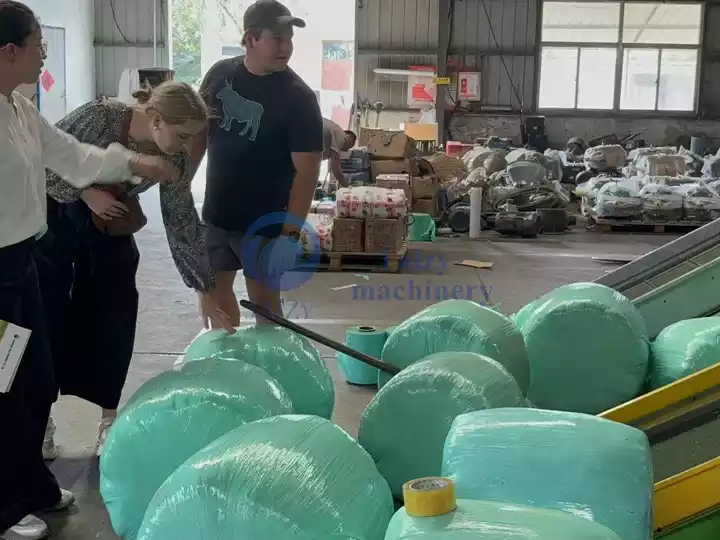 silage machinery bales production