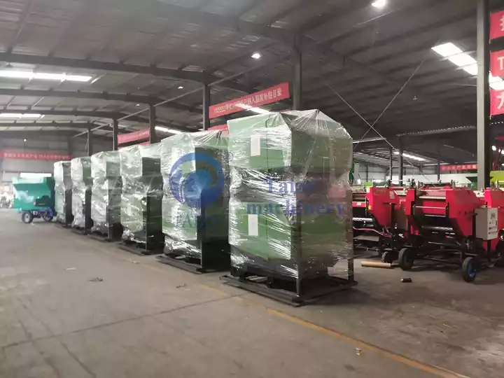 straw picking baling machine for shipment