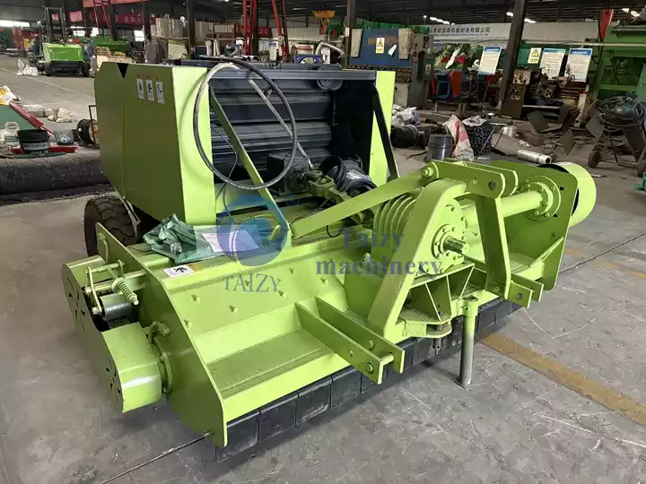 round hay crusher baler