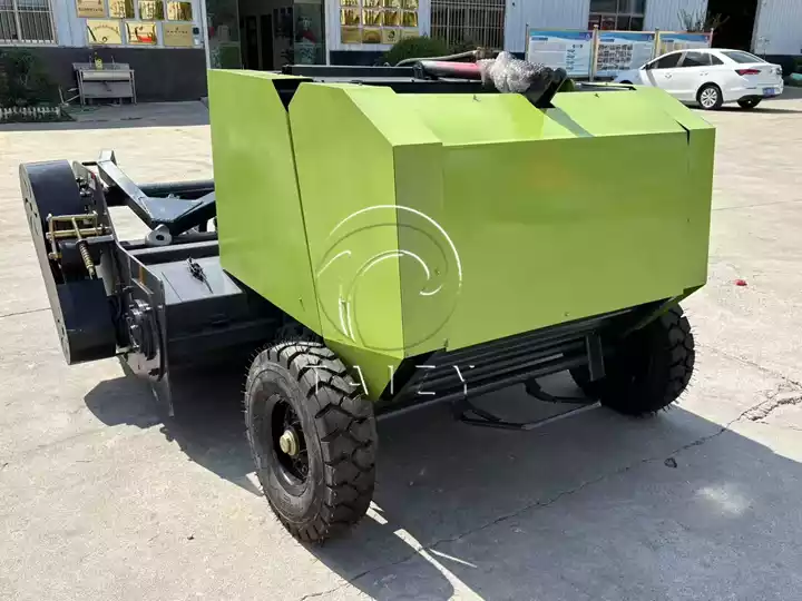 straw shredder round baler