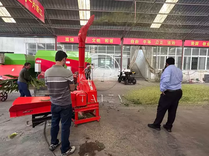 grass chopping machine factory visit