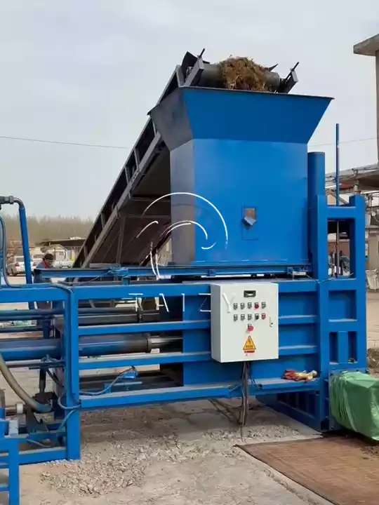 hydraulische Heuballenpresse