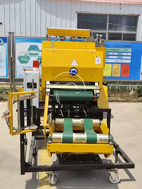 silage bale wrapper machine