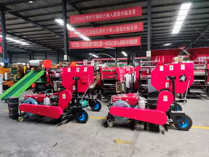 Forage baler-wrappers with big tires