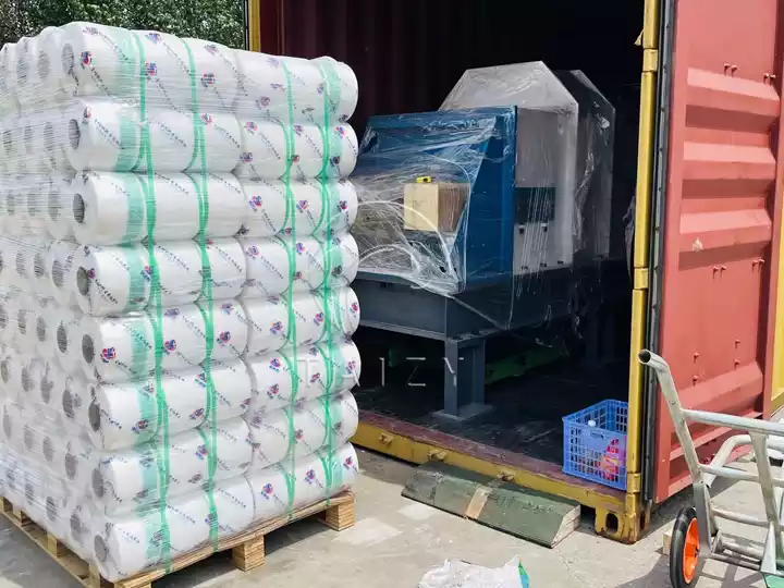 Silage baler wrappers shipment to Costa Rica