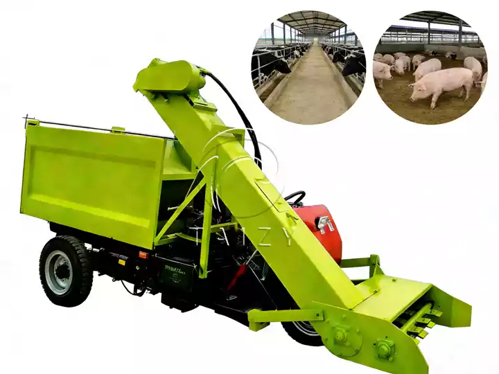automatic manure scraper machine