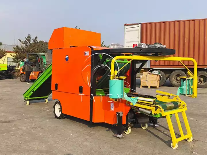 machine d'emballage de presse à fourrage