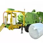 forage hay baling wrapping machine