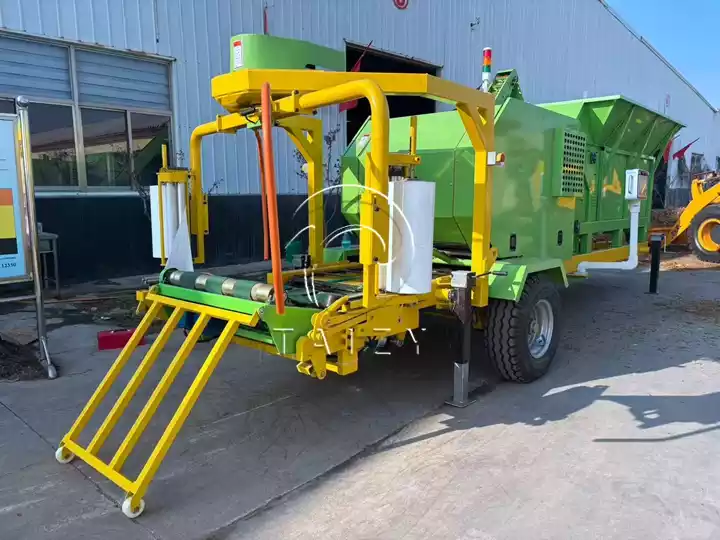 embaladora de silagem de fardo redondo