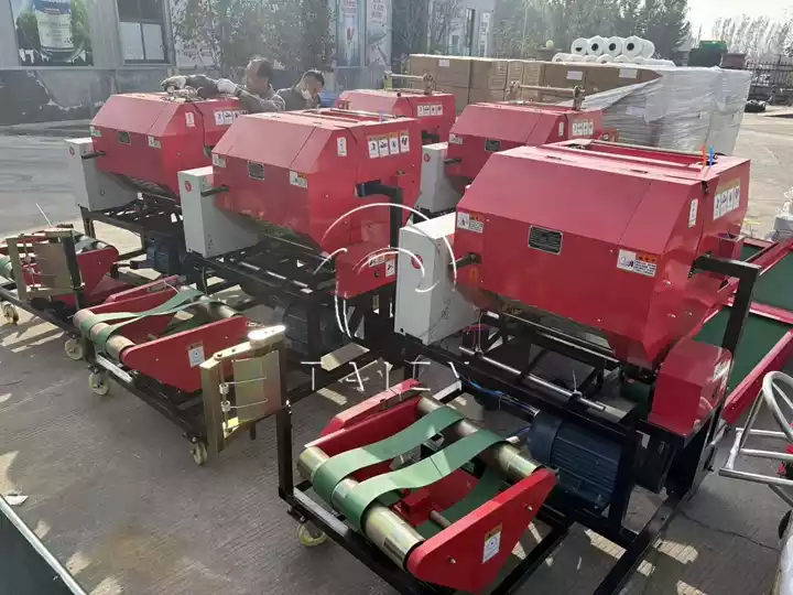 round silage baling wrapping machine