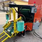 enrubanneuse de balles rondes d'ensilage