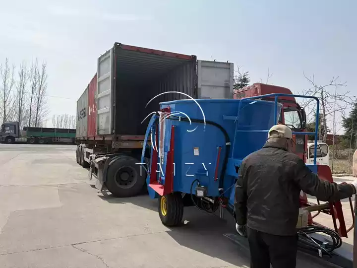 Delivery of TMR Mixer Spreader Wagon to Kenya
