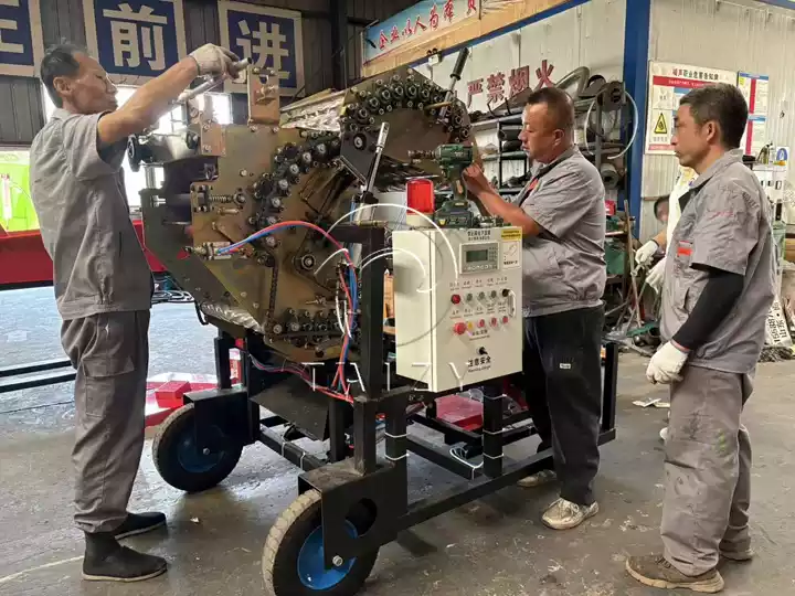 details of the silage baler wrapper