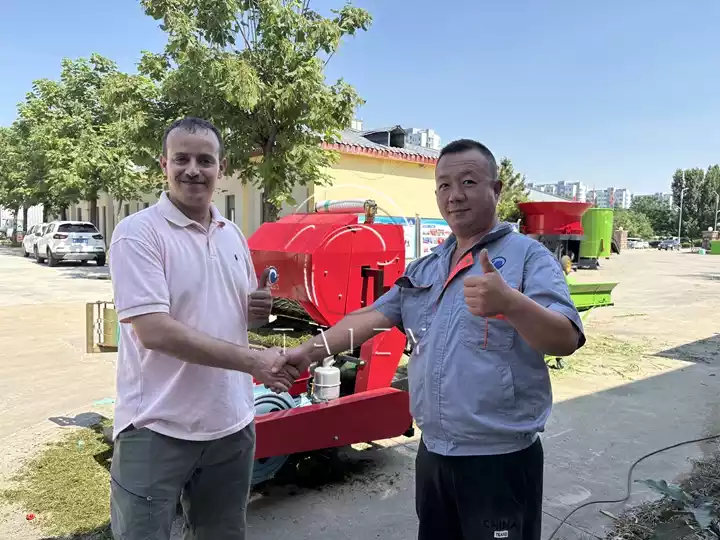 silage processing machines customer visit