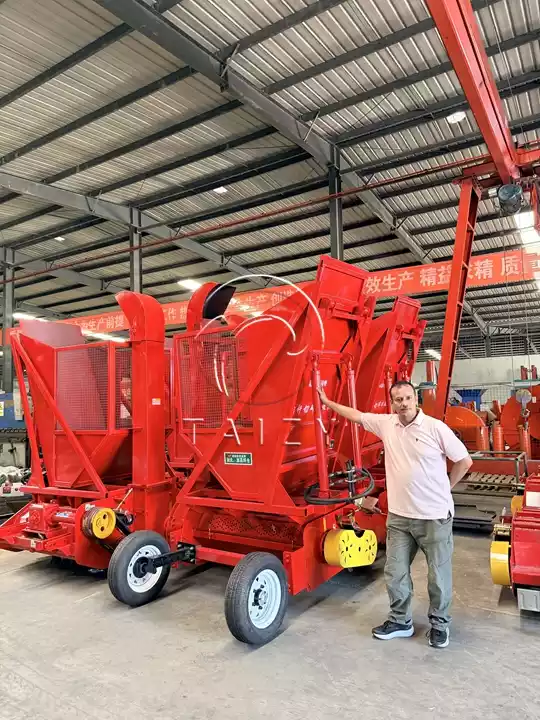 silage straw crusher harvester machine