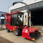wheeled silage green harvester