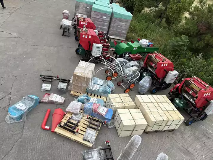 forage hay processing machines