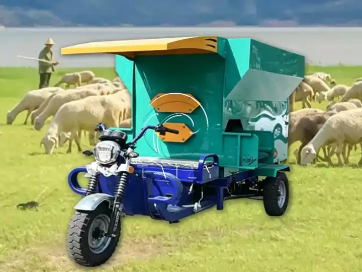 forage mixing and spreading machine for sale