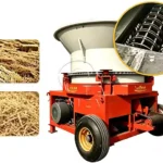 hay and straw bale crusher machine for sale