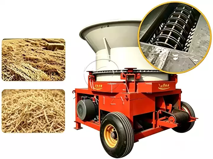 Straw Bale Shredder | High‑Capacity Forage Hay Grinder