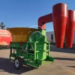 hay bale cutting machine